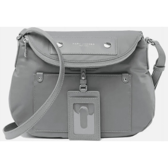 MARC JACOBS M0014625 GRAY W/ SILVER HARDWARE PREPPY NATASHA CROSSBODY WOMENS BAG - Picture 1 of 6